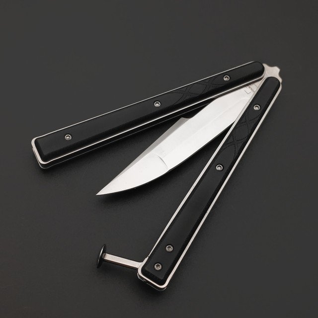 Нож Boker Plus Balisong Tactical Small 06EX004, сталь 440C, рукоять G10