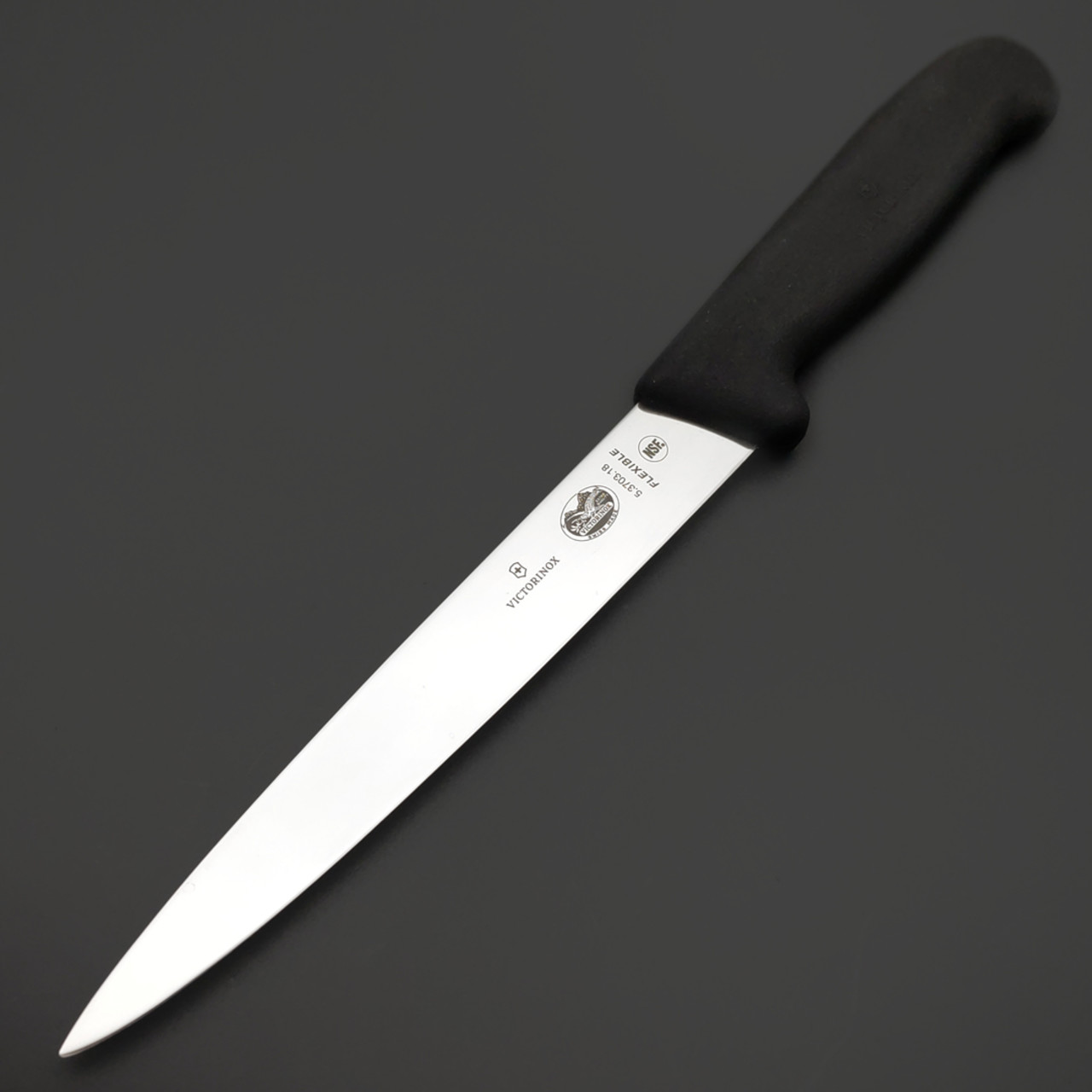 Нож филейный Victorinox Fibrox 18 см 5.3703.18 сталь X50CrMoV15 рукоять TRE