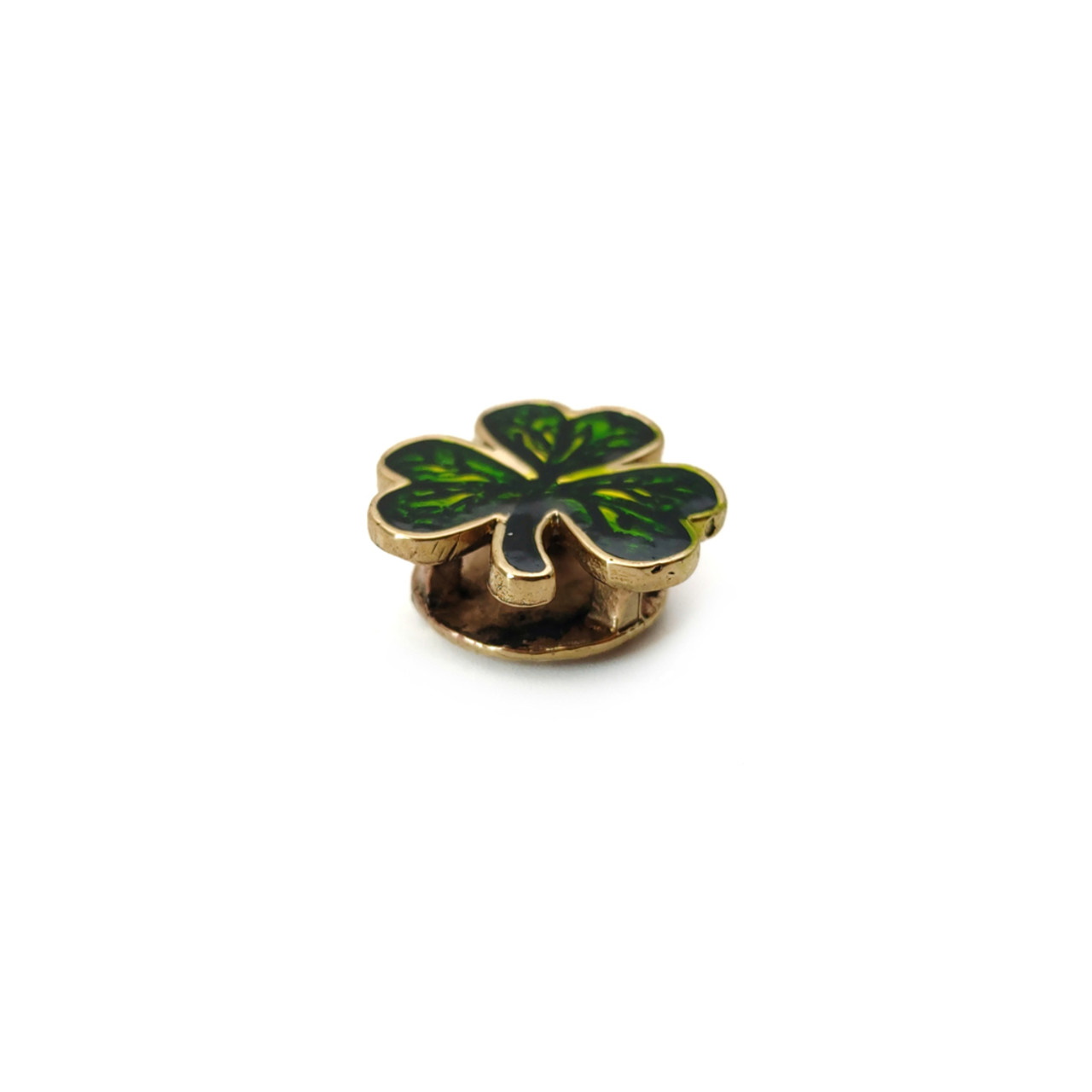Мордор Бусина Клевер Shamrock латунь, эмаль