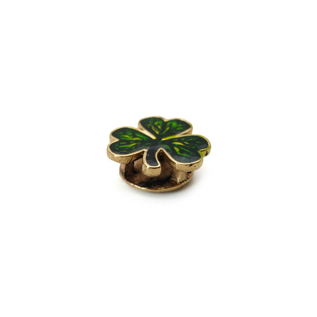 Мордор Бусина Клевер Shamrock латунь, эмаль