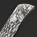 X Тату нож складной Модель X2 "Ход Конём", сталь Aus10Co, рукоять AISI420 с гравировкой X Тату нож складной Модель X2 "Ход Конём", сталь Aus10Co, рукоять AISI420 с гравировкой