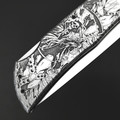 X Тату нож складной Модель X2 "Всадник Апокалипсиса", сталь Aus10Co, рукоять AISI420 с гравировкой X Тату нож складной Модель X2 "Всадник Апокалипсиса", сталь Aus10Co, рукоять AISI420 с гравировкой