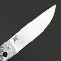 X Тату нож складной Модель X2 "Всадник Апокалипсиса", сталь Aus10Co, рукоять AISI420 с гравировкой X Тату нож складной Модель X2 "Всадник Апокалипсиса", сталь Aus10Co, рукоять AISI420 с гравировкой