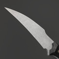 Нейрис нож Claw сталь CPM 3V стоунвош, рукоять G10 черный, мозаичные пины Нейрис нож Claw сталь CPM 3V стоунвош, рукоять G10 черный, мозаичные пины