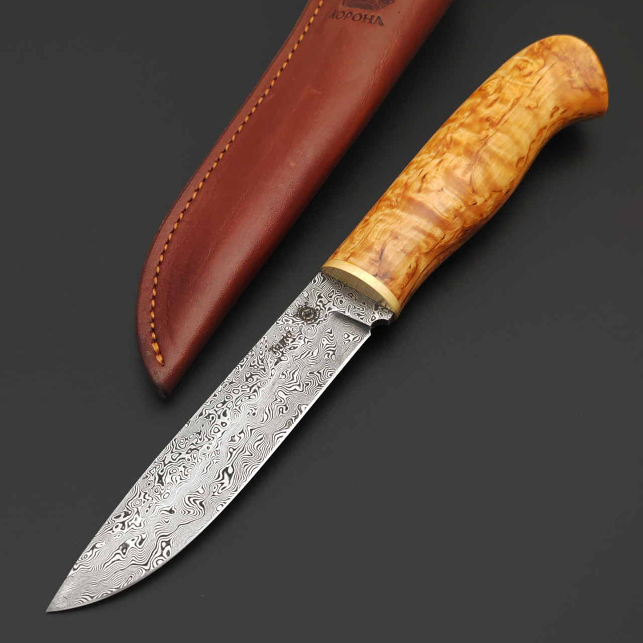 Северная Корона нож TAPIO сталь Zladinox ZDI-1016 рукоять карельская береза