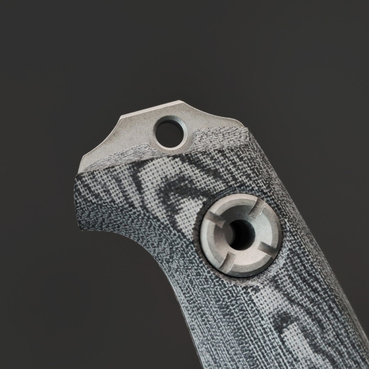 N.C.Custom нож Insurgent сталь D2 стоунвош, рукоять микарта