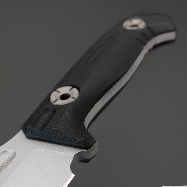 N.C.Custom нож Ultras SW сталь D2 стоунвош, рукоять G10 черный