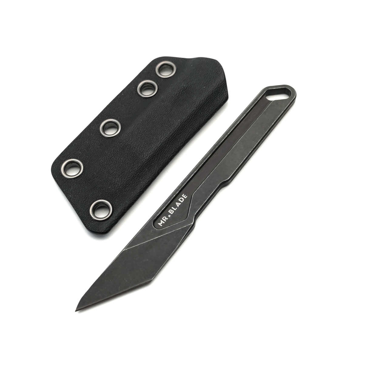 Mr.Blade скелетный нож Kiridashi Tactical BSW сталь Aus-8 блэквош, Кайдекс черный