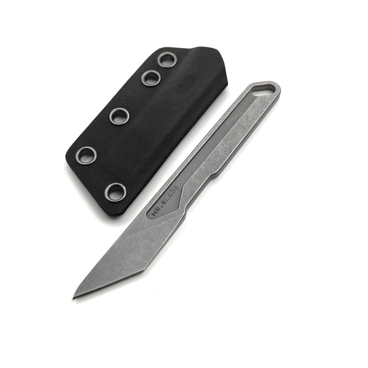 Mr.Blade скелетный нож Kiridashi Tactical SW сталь Aus-8 стоунвош, Кайдекс черный