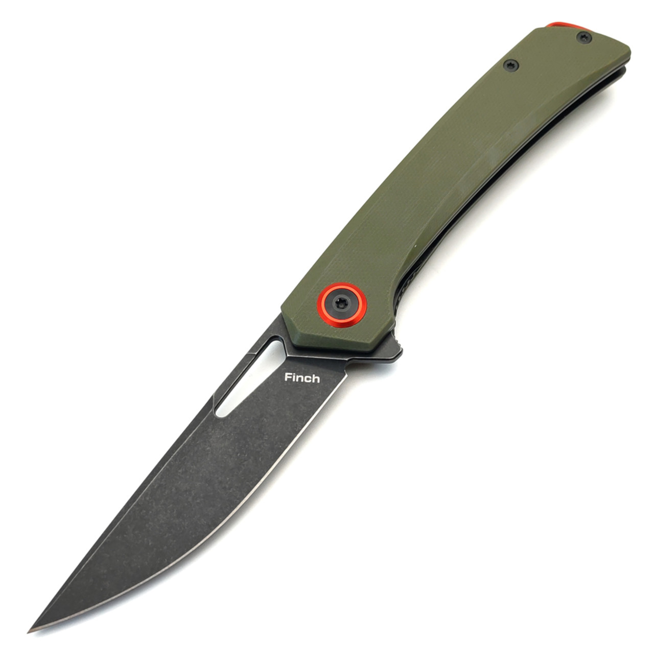 Mr.Blade складной нож Finch Mandalorian сталь Aus-8 блэквош, рукоять G10 olive