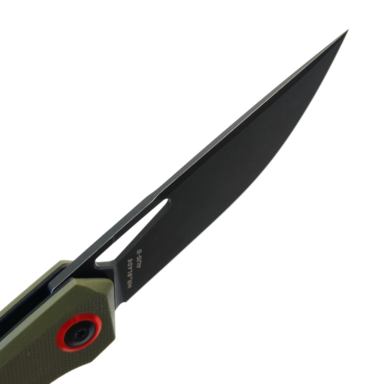 Mr.Blade складной нож Finch Mandalorian сталь Aus-8 блэквош, рукоять G10 olive