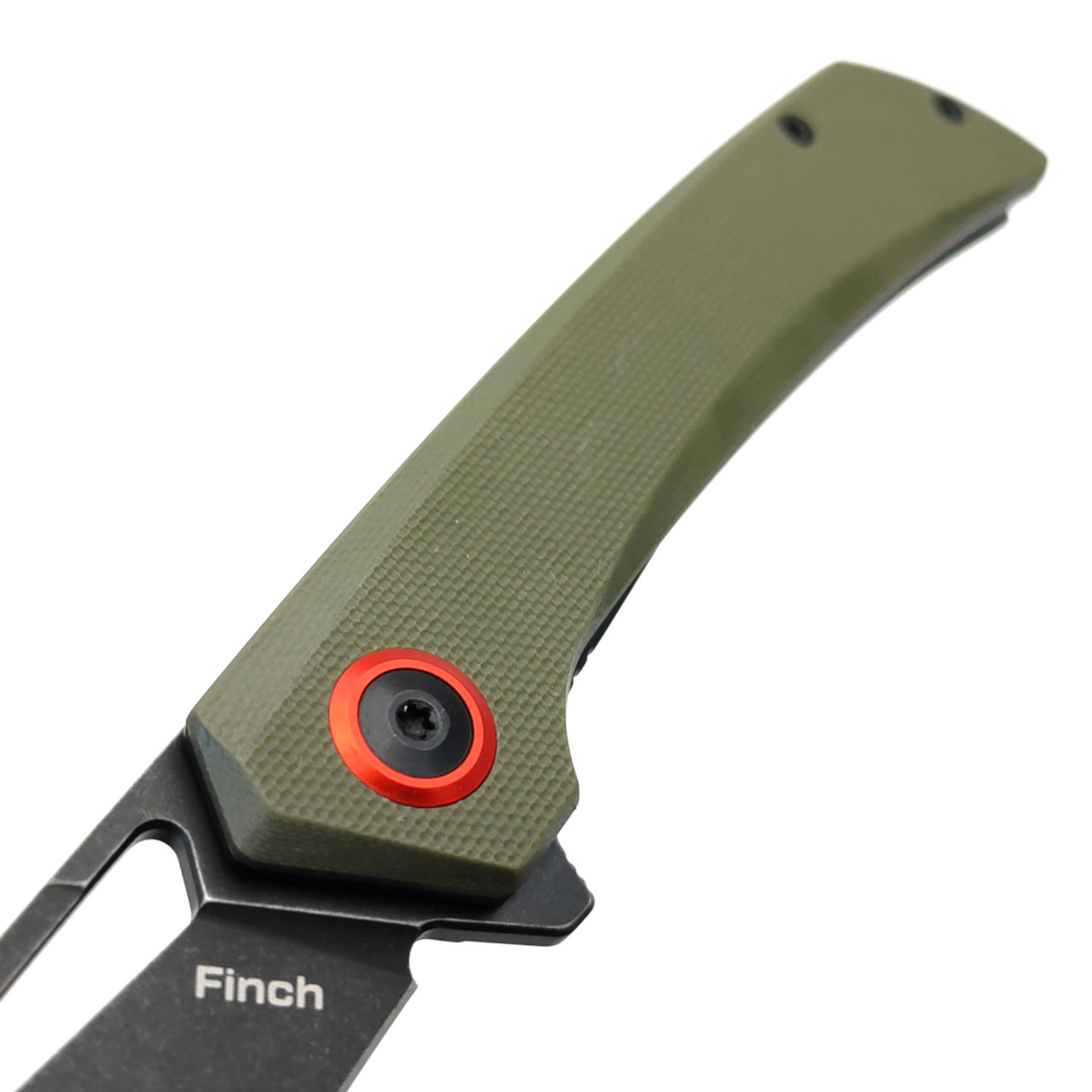 Mr.Blade складной нож Finch Mandalorian сталь Aus-8 блэквош, рукоять G10 olive