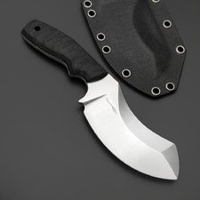 Волчий Век нож Кондрат 10 Mod. сталь 95Х18 WA сатин, рукоять G10 черный, пины карбон