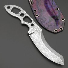 Волчий Век нож Скелетный Кондрат 10 Custom сталь 95Х18 WA травление хаотик, рукоять сталь