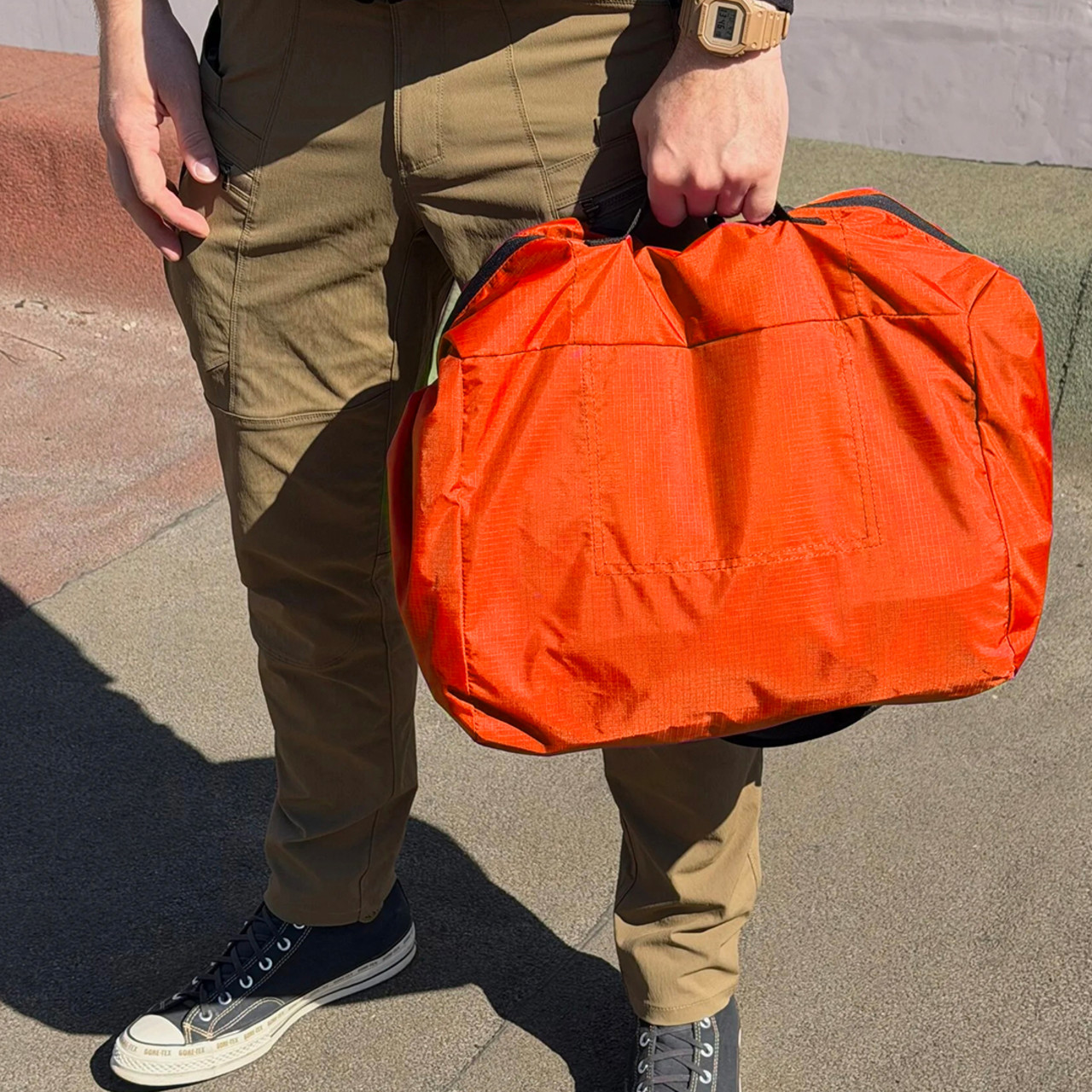 Дяг складная сумка MPFB (Multi Porpoise Folded Bag) RipStop оранжевый