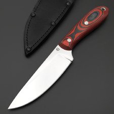 Титов и Солдатова нож Север-1 сталь 95х18 рукоять G10 красный с черным