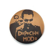 Ponomarev Forge патч "Depeche Mode" титан, лазерная гравировка