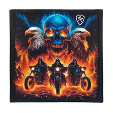 Ponomarev Forge платок хэнк "Адские гонщики" 22х22 см