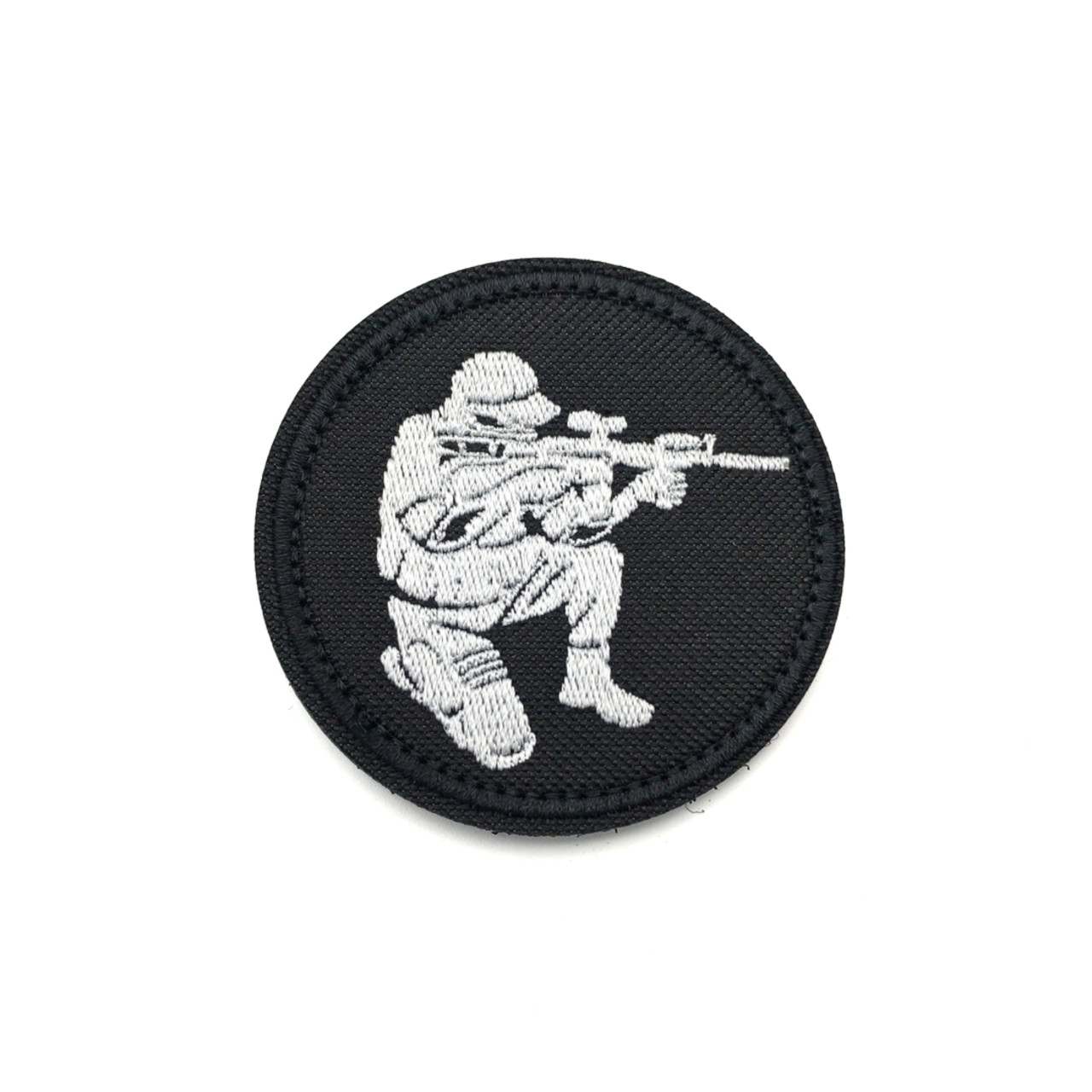 Патч Н-211 "Снайпер" черный с белым