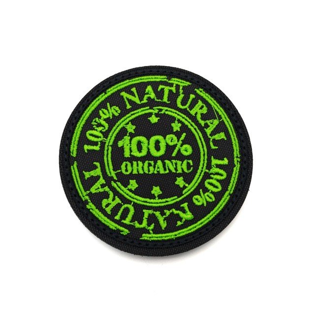 Патч Н-59 "Natural 100%" зелёный