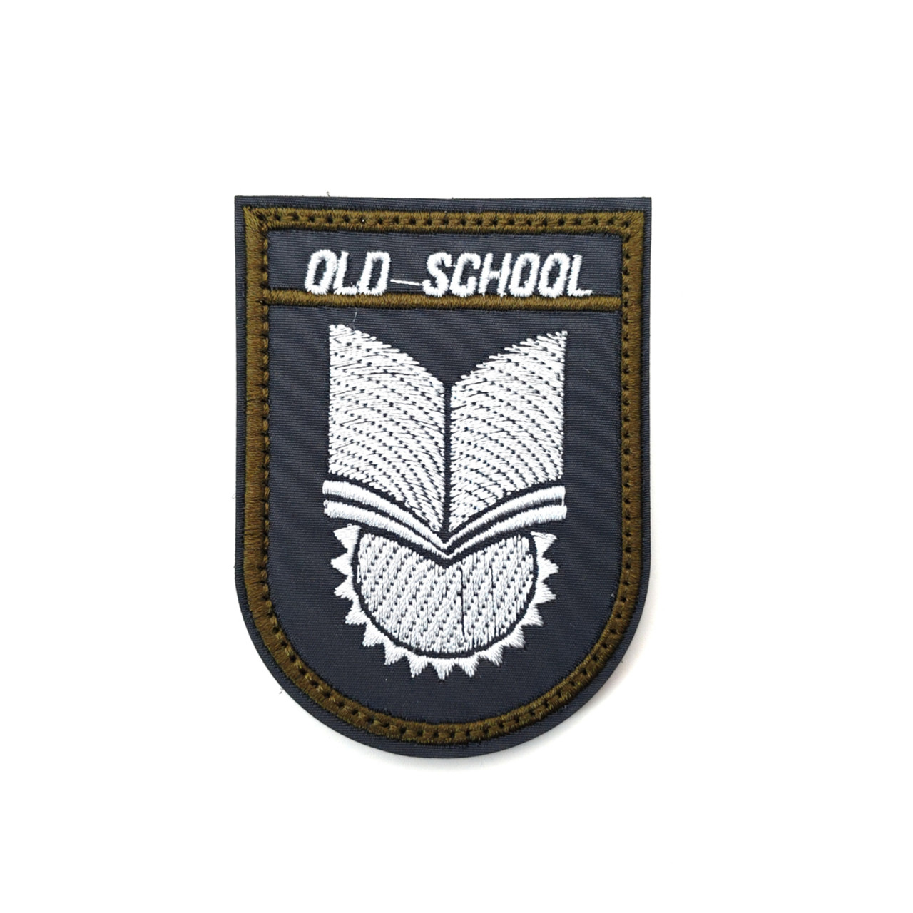 Патч Н-129 "Old School" серый, олива