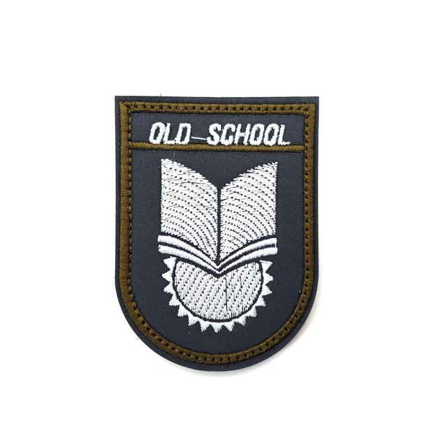 Патч Н-129 "Old School" серый, олива