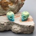 КТО! бусина Череп neon mint & blue, люминофор green КТО! бусина Череп neon mint & blue, люминофор green