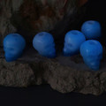 КТО! бусина Череп jade & blue, люминофор blue КТО! бусина Череп jade & blue, люминофор blue