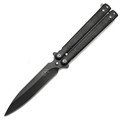 Пират нож балисонг YF606B сталь 420 черный