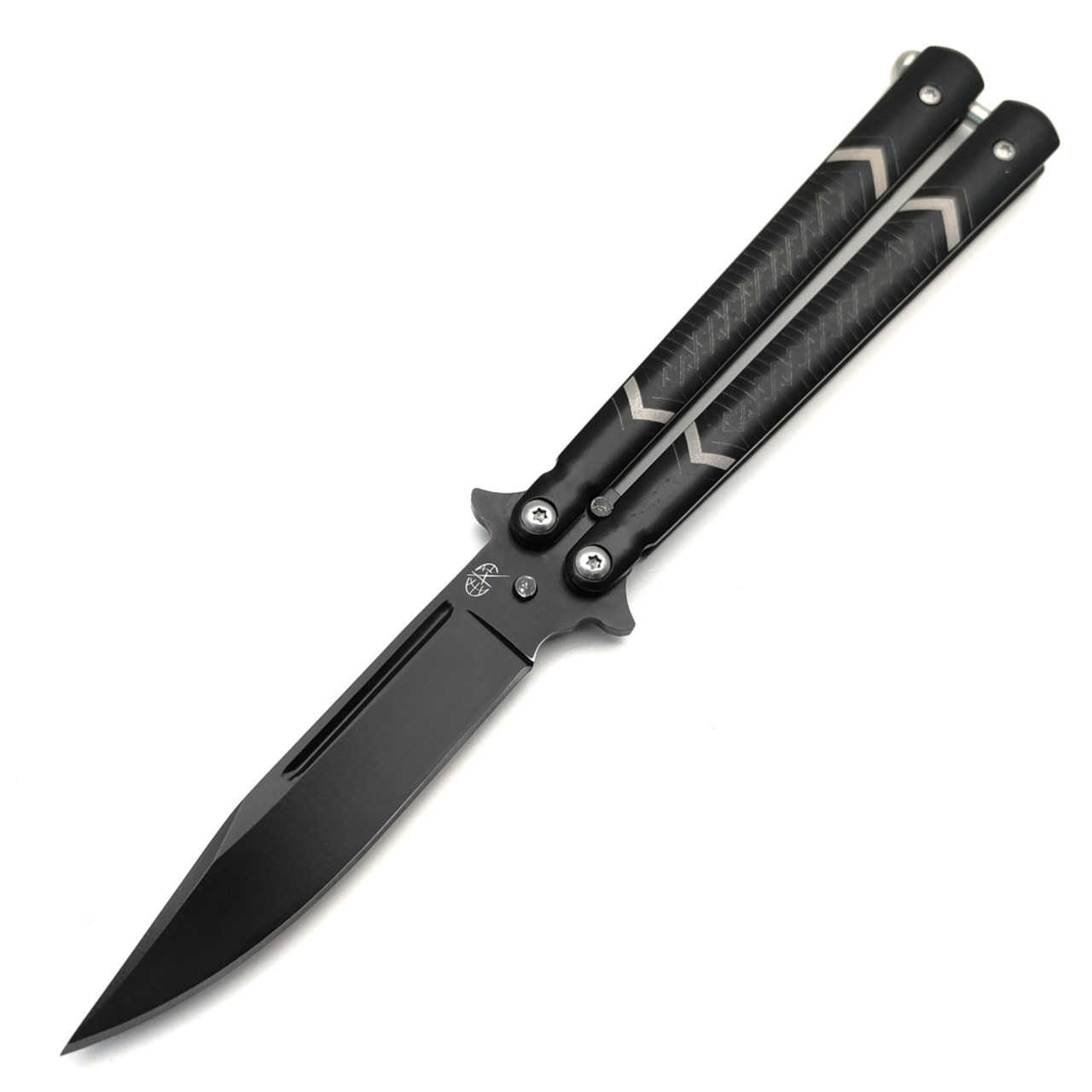 Пират нож балисонг T703BL сталь 420 черный