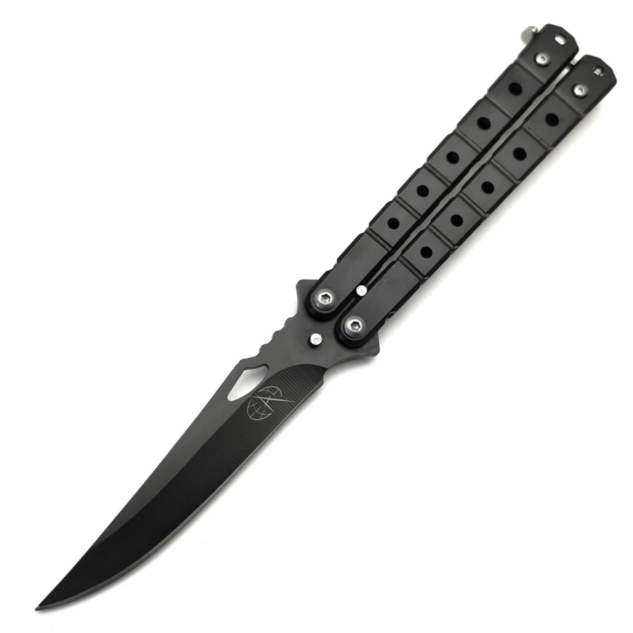 Пират нож балисонг YF609B сталь 420 черный