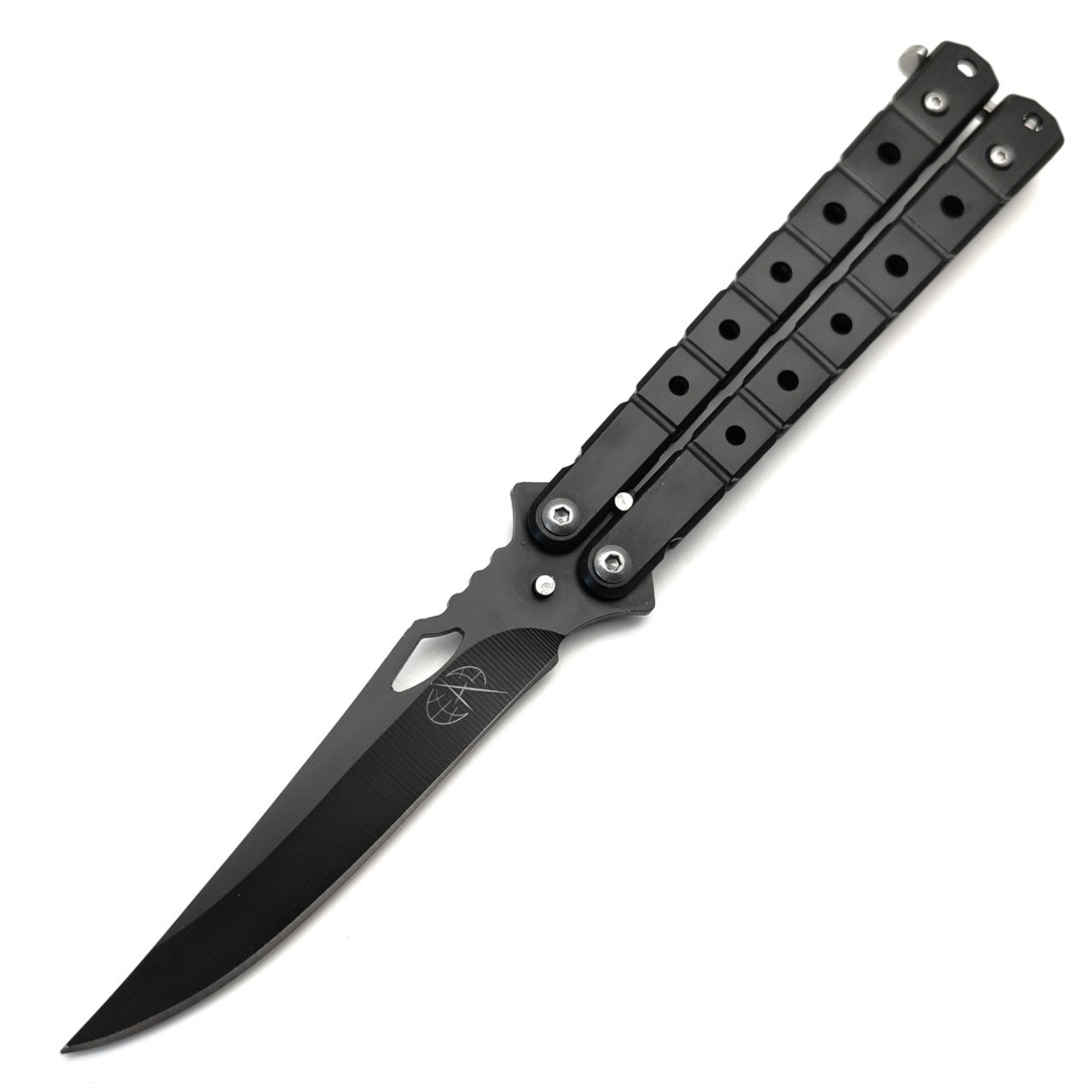 Пират нож балисонг YF609B сталь 420 черный