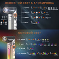 NICRON cветодиодный поворотный плоский фонарь PT10 1000LM с УФ и RGB