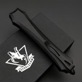Steelclaw фронтальный нож Бретёр04 сталь D2 сатин, рукоять Алюминий черный Steelclaw фронтальный нож Бретёр04 сталь D2 сатин, рукоять Алюминий черный