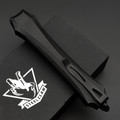 Steelclaw фронтальный нож Бретёр03 сталь D2 сатин, рукоять Алюминий черный