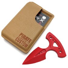Pirate Custom картхолдер Классик песочный с Брелоком "ПушДаггер красный"