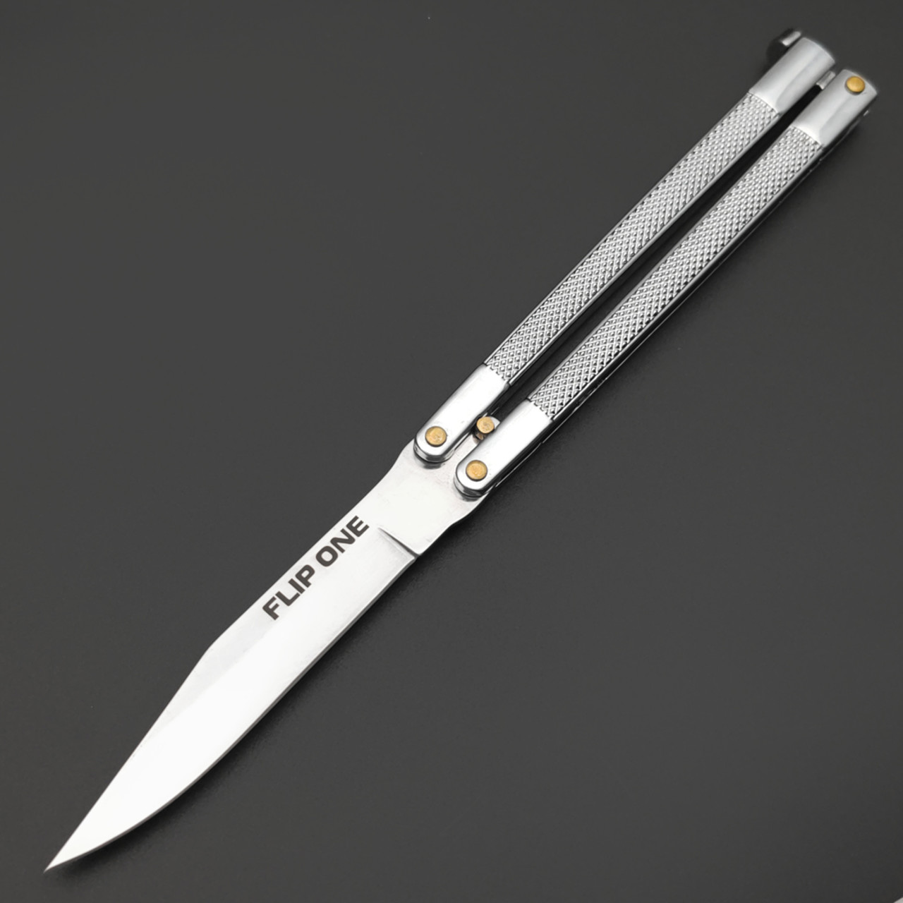 Нож балисонг Flip One B-135 сталь 440, рукоять Алюминий (Ножемир)