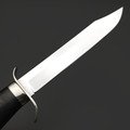 Товарищество Завьялова нож НР-40 с красной звездой, сталь N690, рукоять Дерево черный граб, мельхиор