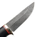 Товарищество Завьялова нож Олень сталь Булат, рукоять Дерево черный граб, латунь