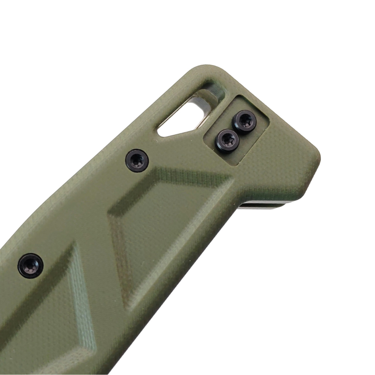 Obertech нож NS-03 DB OL Drop сталь VG-10 черный оксид, рукоять G10 олива