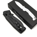 Obertech нож NS-03 DB Drop сталь VG-10 черный оксид, рукоять G10 черный