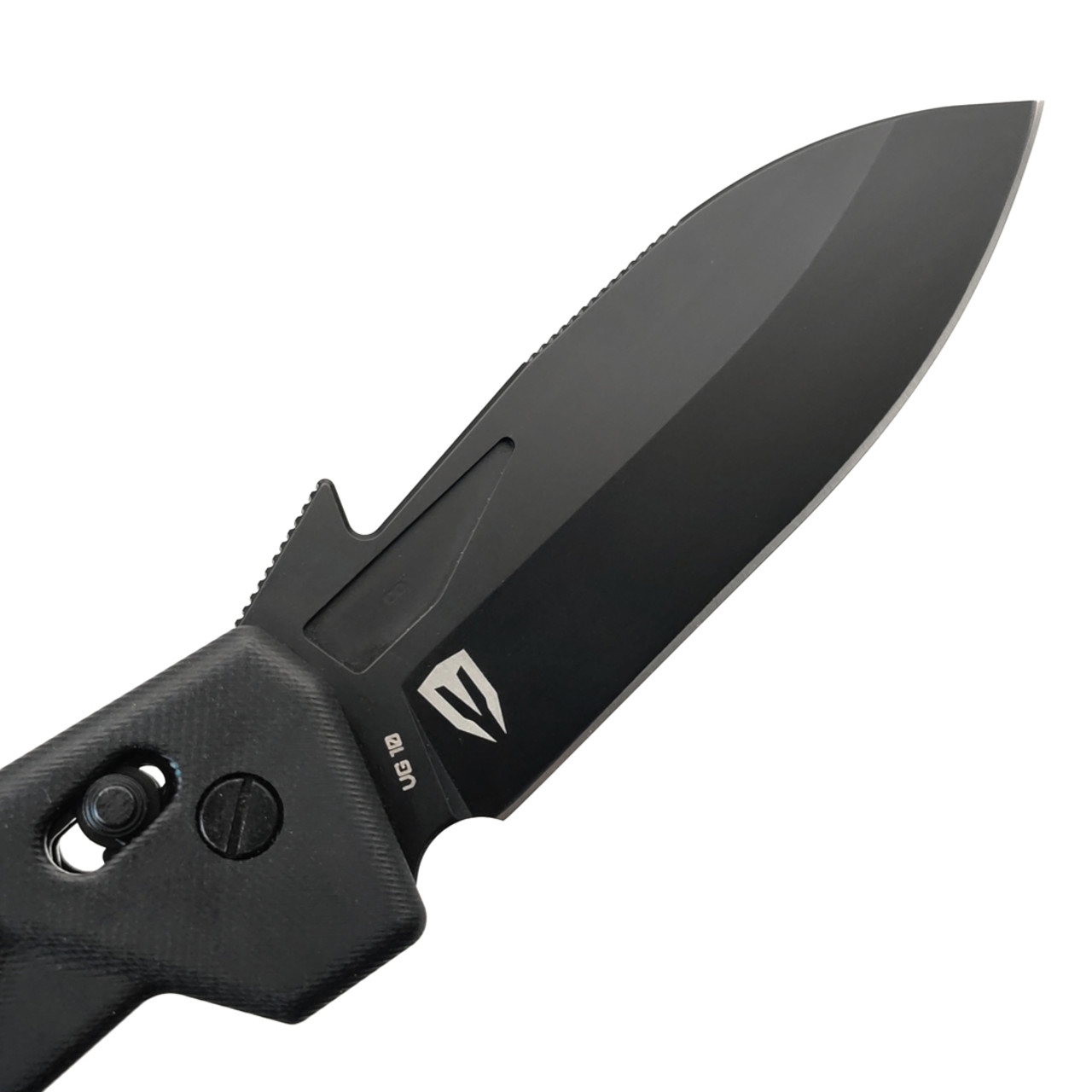 Obertech нож NS-03 DB Drop сталь VG-10 черный оксид, рукоять G10 черный