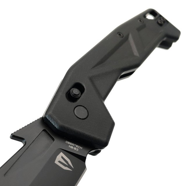 Obertech нож NS-03 DB Drop сталь VG-10 черный оксид, рукоять G10 черный
