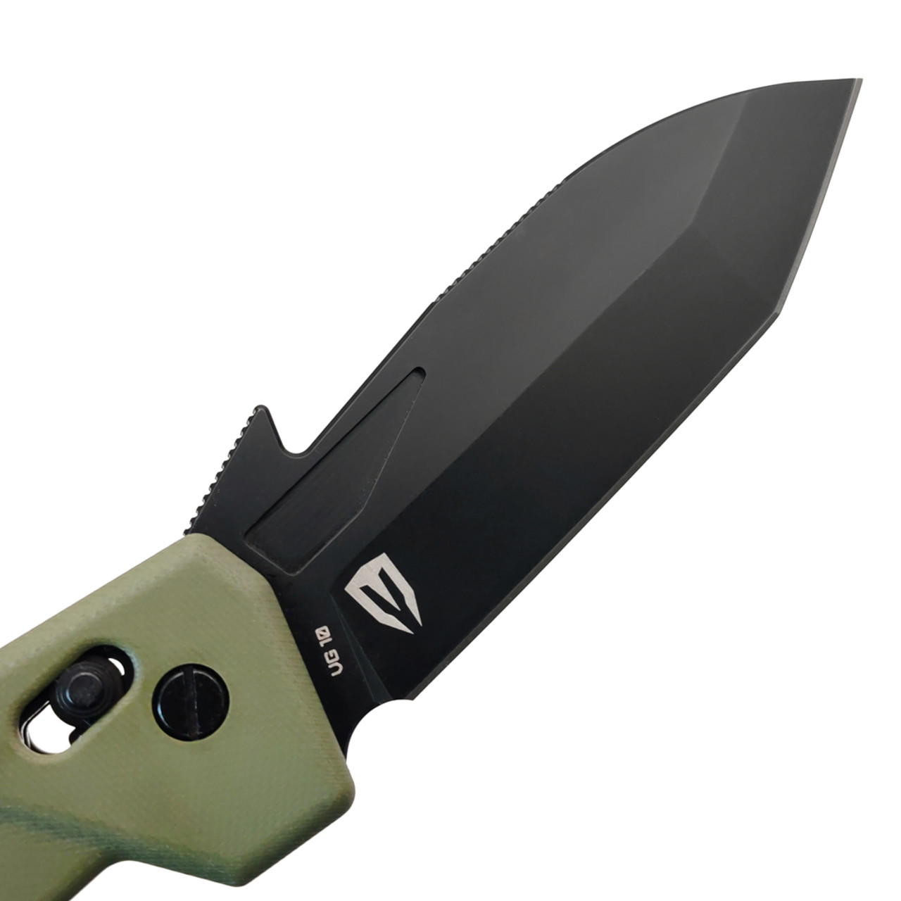 Obertech нож NS-03 TB OL Tanto сталь VG-10 черный оксид, рукоять G10 олива