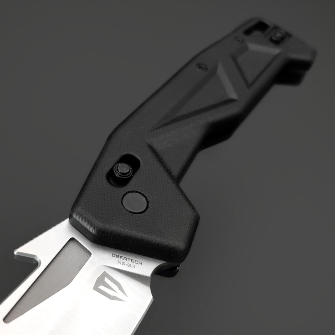 Obertech нож NS-03 TS Tanto сталь VG-10 сатин, рукоять G10 черный