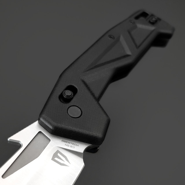 Obertech нож NS-03 TS Tanto сталь VG-10 сатин, рукоять G10 черный