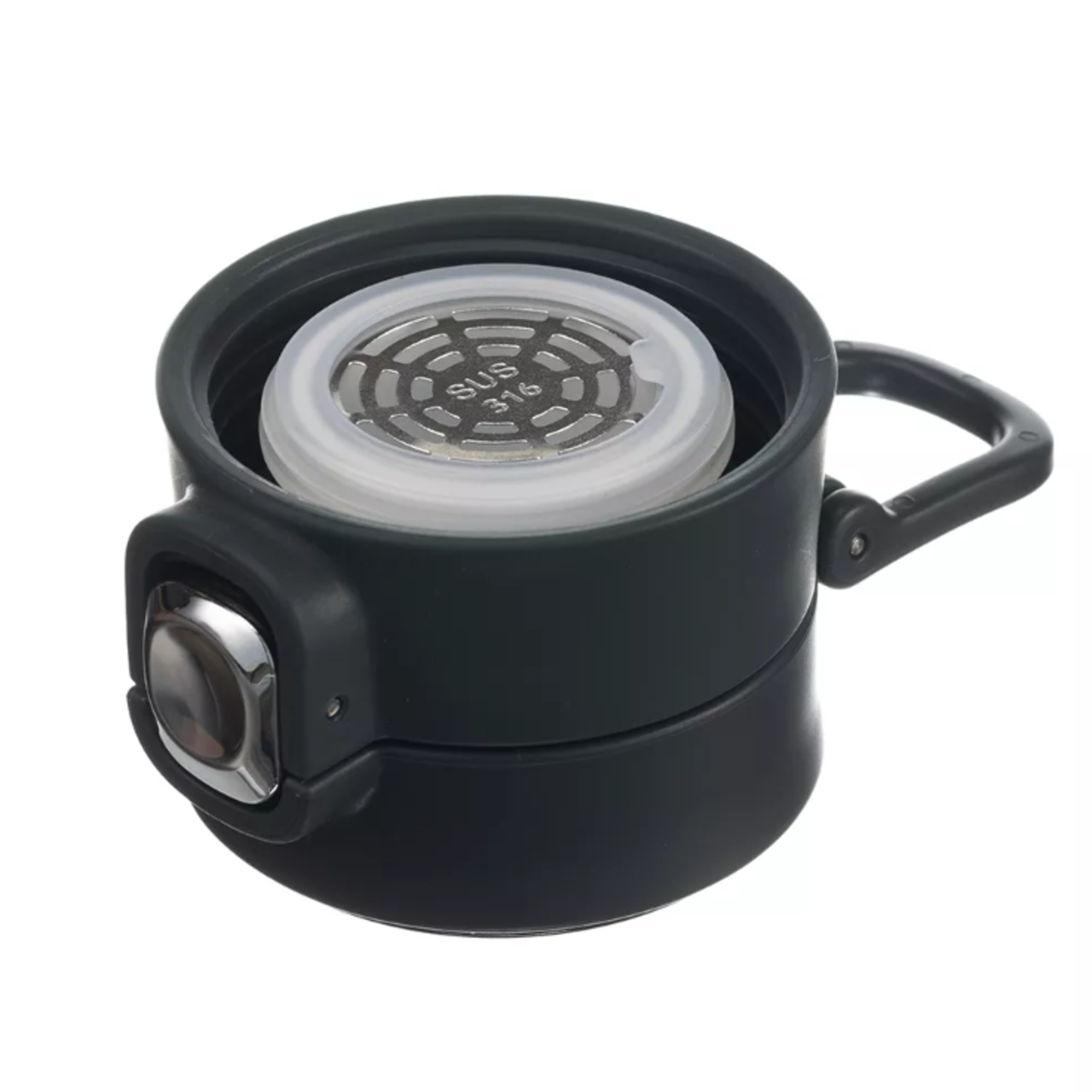 Stinger термокружка 0,42 л HD-420-83BLK, нержавеющая сталь, черная