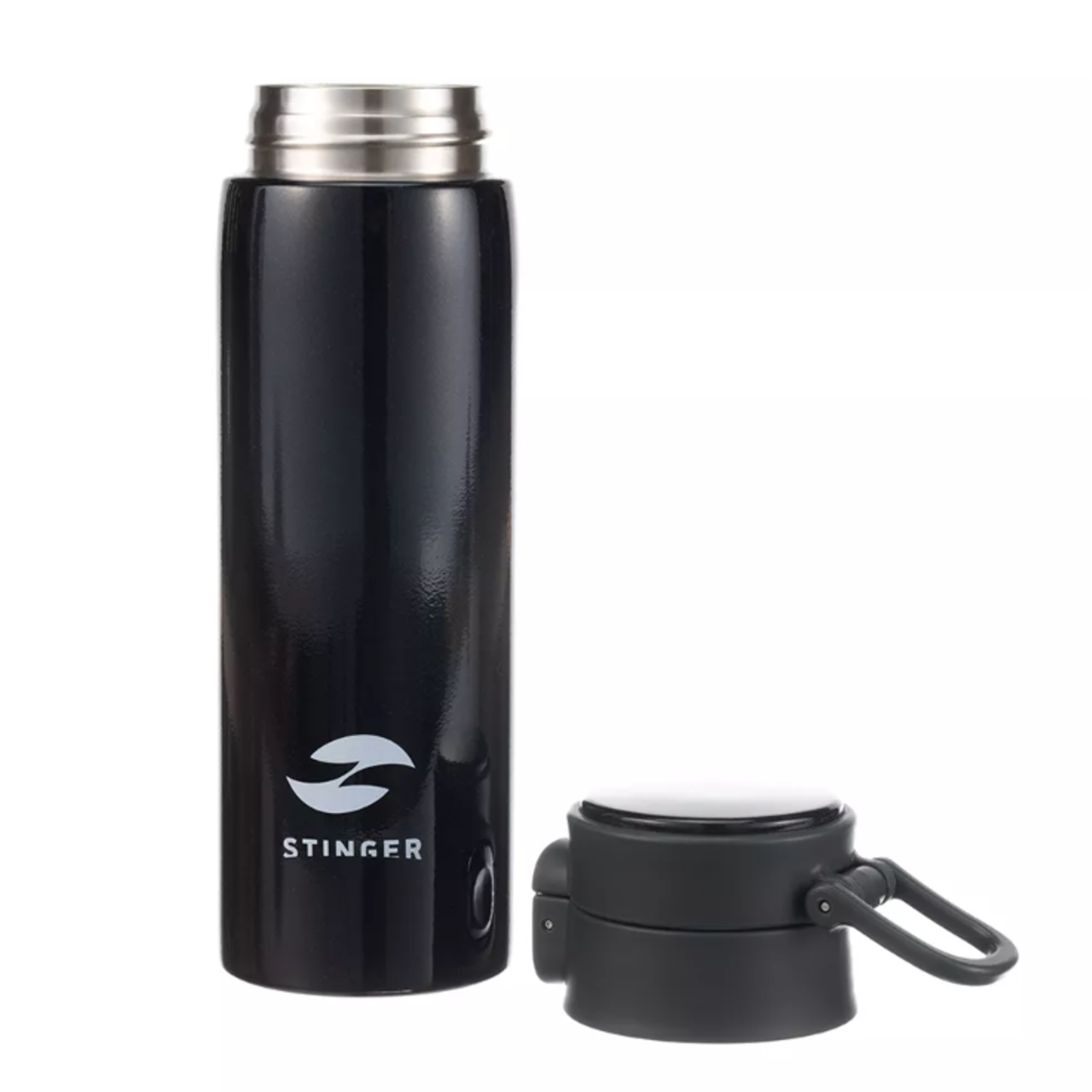 Stinger термокружка 0,42 л HD-420-83BLK, нержавеющая сталь, черная