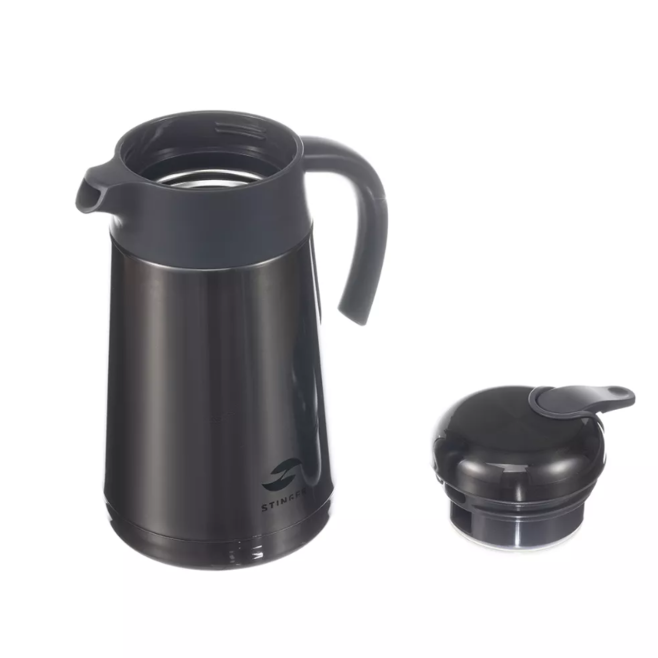 Stinger термокофейник 1,6 л HK-1600-9BLK, нержавеющая сталь, черный