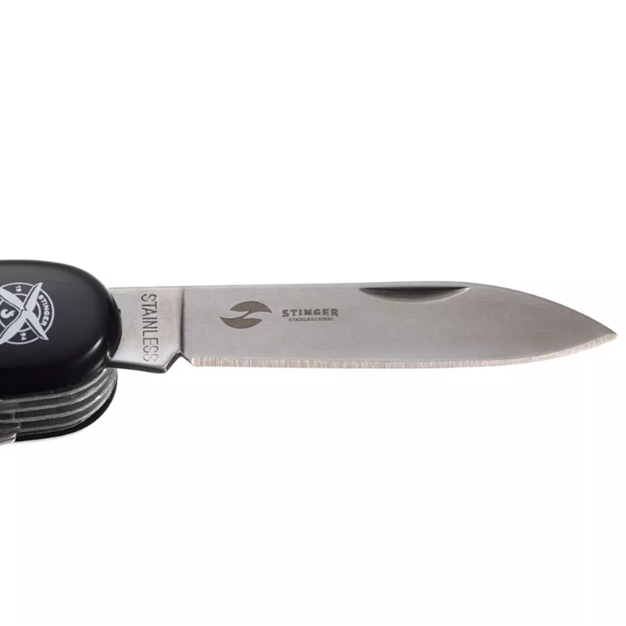 Stinger нож многофункциональный FK-K5012ALL (15 функций) сталь 420, рукоять ABS черный